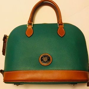 New $238 Dooney & Bourke Pebble Zip Zip Satchel